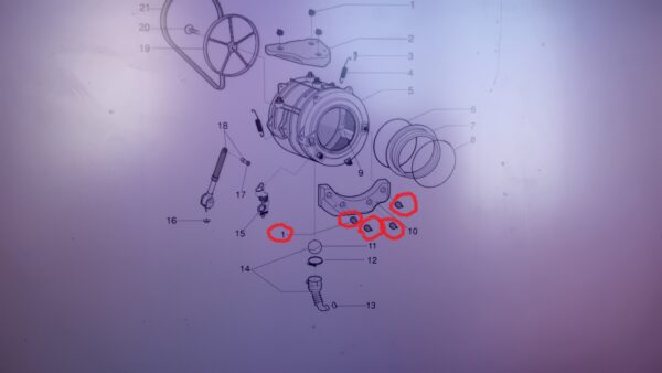 Skalbimo mašinos WHIRLPOOL, INDESIT, ARISTON svorio tvirtinimo spyruoklė,1vnt,orig. - Image 5