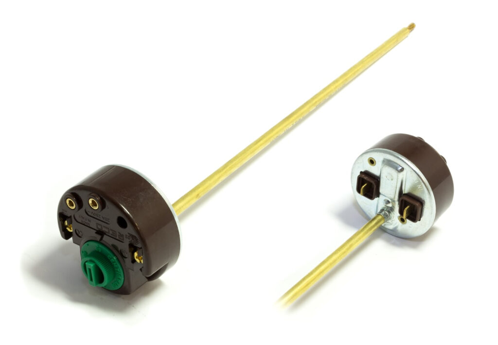 Boilerio termoreguliatorius L=270m, bendras ilgis L=300mm, RECO, 20A, 250V, 30°C – 80°C Parts of the heating technique