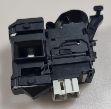 Skalbimo mašinos WHIRLPOOL, BAUKNECHT, ARISTON, INDESIT, durų užraktas (blokatorius), 3 kontaktai, su troseliu Washing machine door locks