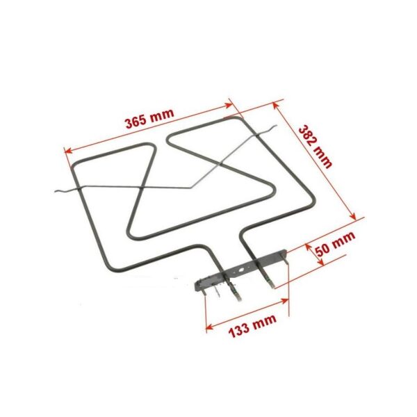 Elektrinės orkaitės WHIRLPOOL/INDESIT viršutinis kaitinimo elmentas - Image 4