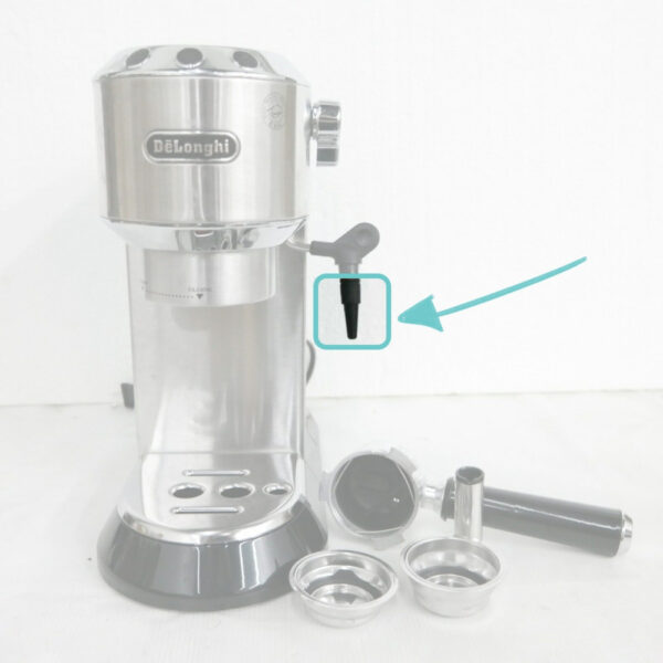 Kavos aparato DELONGHI, SMEG garų antgalis, silikoninis, orig. - Image 5