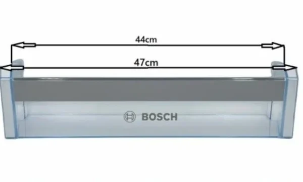 Šaldytuvo BOSCH, SIEMENS durų apatinė lentynėlė 442x124,9x100mm,orig. - Image 9
