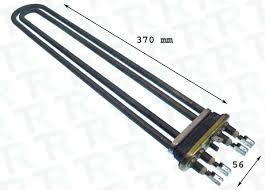 ELECTROLUX, ZANUSSI 4000W, ilgis iki skardelės 374 mm. pramoninis, vandeninis Heating elements for refrigerators for washing machines for industrial kitchen equipment, etc.