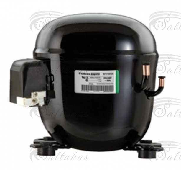 Aspera NEK2130GK R404A, 220-240V 50Hz, (prie -25 °C 332 W, prie -10 °C 640W)(-40 °C iki -10 °C) Compressors for industrial refrigerators