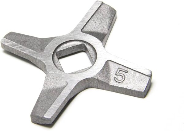 Peilis mėsmalei BOSCH, SIEMENS, ZELMER, GORENJE, PHILIPS, VITEK, ašmenys iš vienos pusės, diametras - 45mm, vidinė skylė 9x9mm.