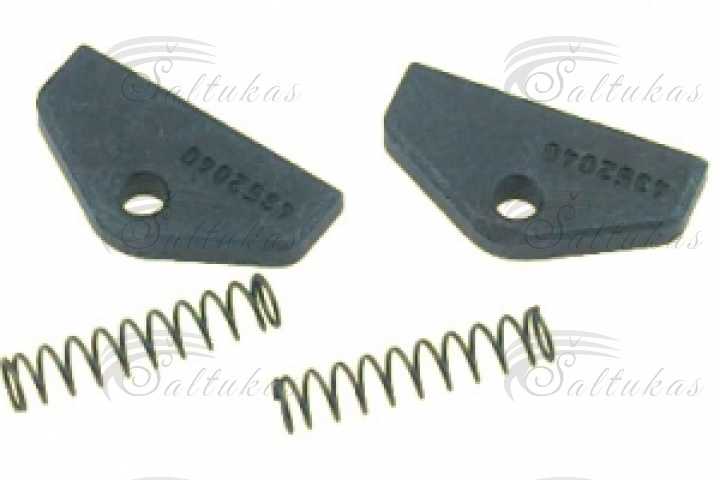 Džiovyklės MIELE jutiklio angliukai 30x4x15mm, (2vnt.) orig. Dryer straps and drum sensors