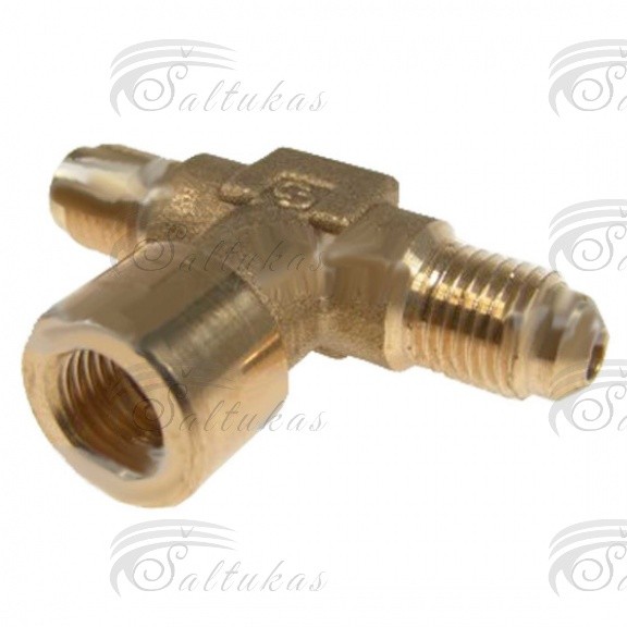 Redukcinis perėjimas – T – 1/4″ SAE x 1/4″ SAE x 1/4″ SAE – F, CASTEL 7340/222 Connections - transitions