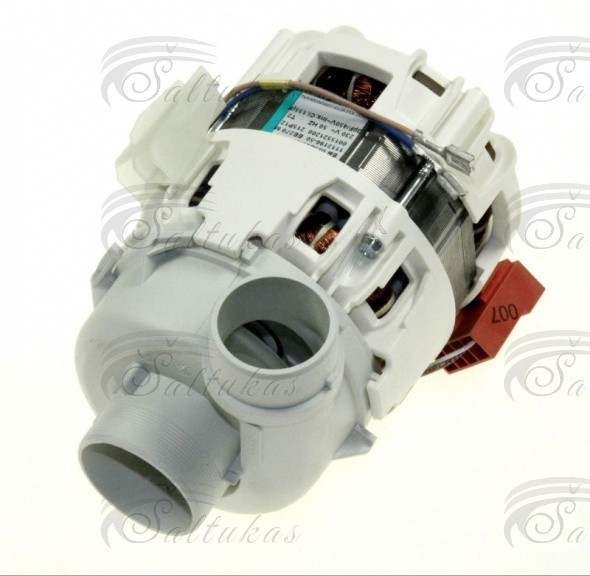 Indaploves Elektroliux siurblys 2600 RPM,Vandens įleidimo anga: 34 mm, vandens išleidimo anga: 40 mm, gamintojas: Nidec, pūkų filtras: ne, įtampa: 230 V Circulation motors for dishwashers pumps