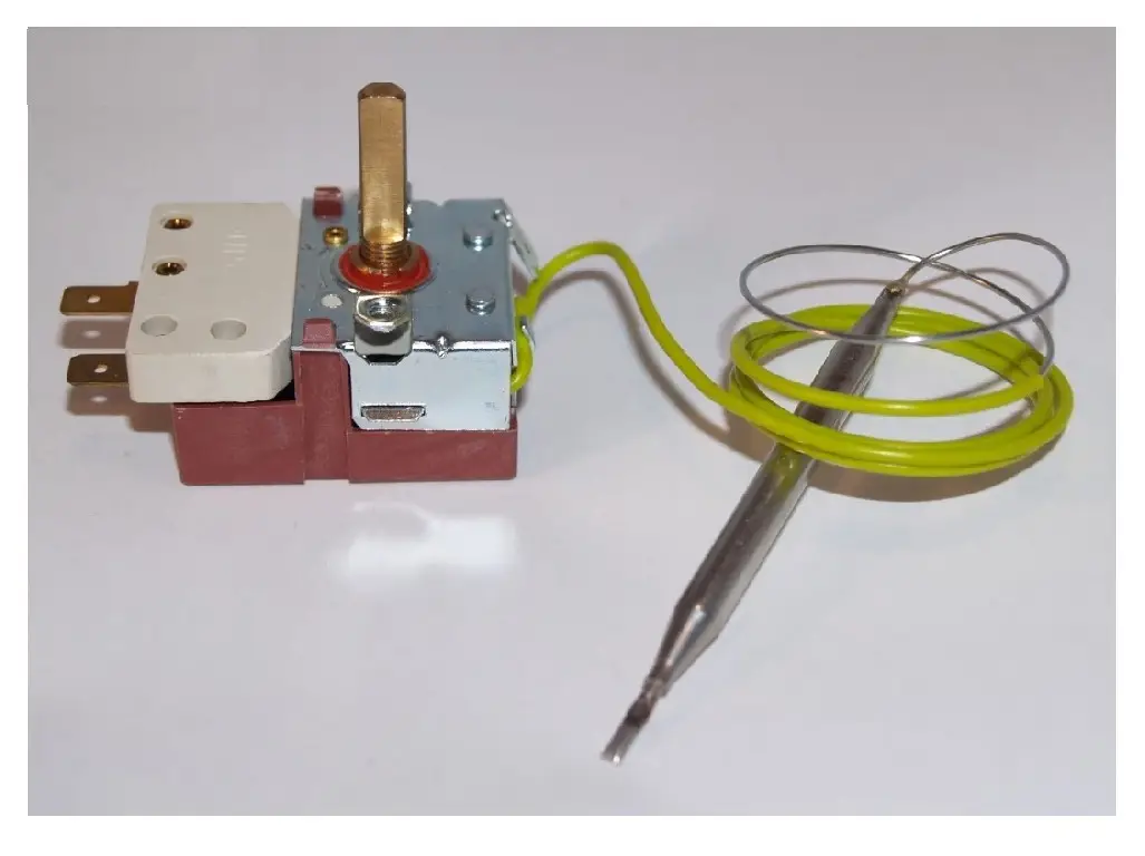 Boiler thermoregulator KT165 AVA , 2.5 cm, (7-80º C), hand length 29 mm Parts of the heating technique