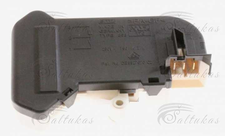 Blokatorius MIELE, 3 kontaktai, 220-240V, orig. Washing machine door locks