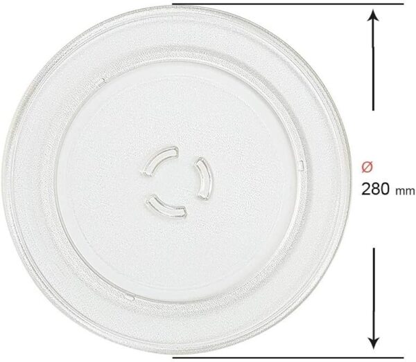 Plate, Ø280mm, Microwave WHIRLPOOL, BAUKNECHT orig - Image 3