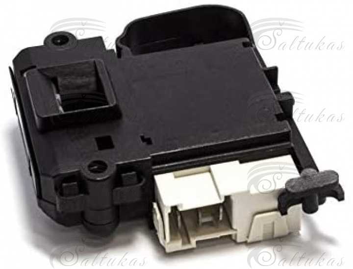 Skalbimo mašinos SAMSUNG durų užraktas (spyna), 3 kontaktai, 250V, 16A, 77x70x25 mm Washing machine door locks
