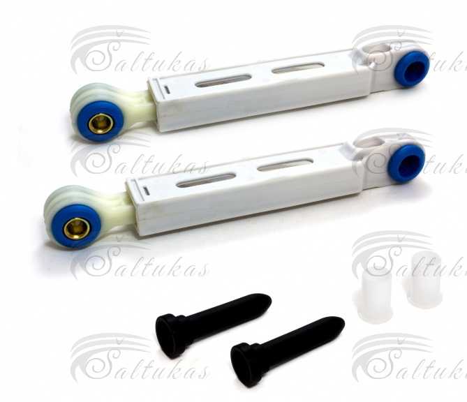 Amortizatorius BOSCH MAXX, 8mm geležinė ir 13mm plastmasinė įvorės,180x265mm, 80N, 2 vnt. Shock absorbers for washing machines
