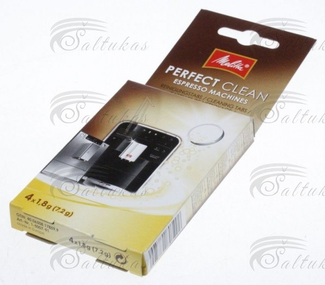 Kavos aparatų valymo tabletės, 4×1,8g, MELITTA Coffee machine care products,lubricants and other parts