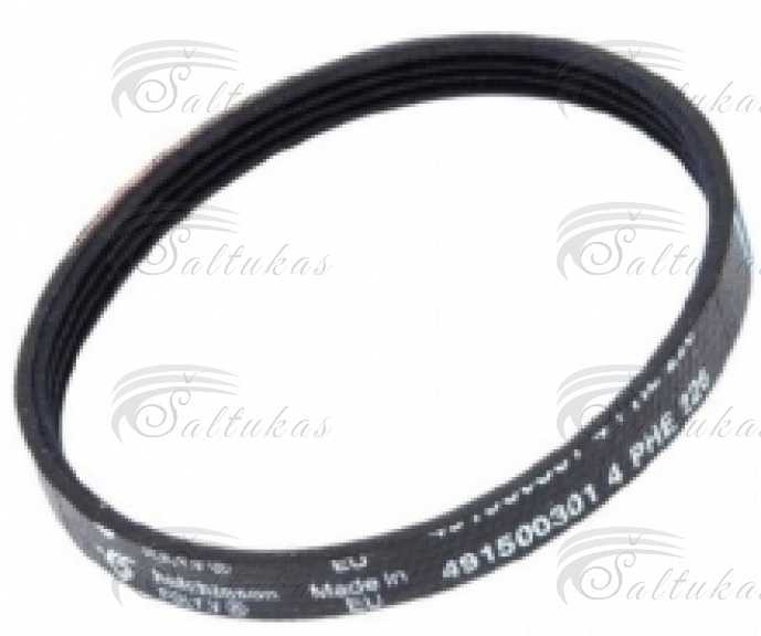 Džiovyklės BEKO variklio dirželis (įtempėjas) 226H4EL/MA. 226H5MA POLY V BELT-V ELASTIC Dryer engines, handles,door hinges,filters various other parts