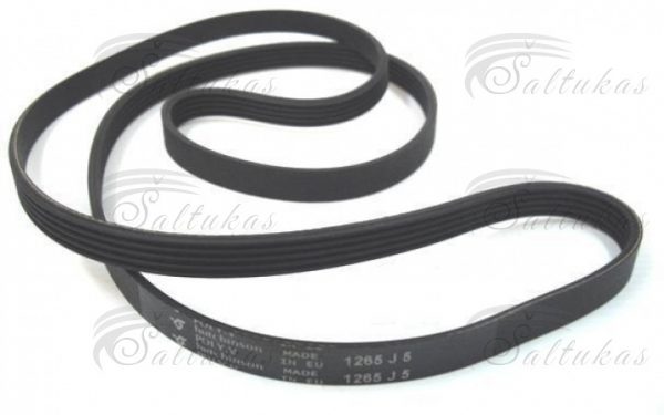 Washing machine strap 1265 J5, WHIRLPOOL. BOSCH, FAGOR, BRANDT, INDESIT, universal