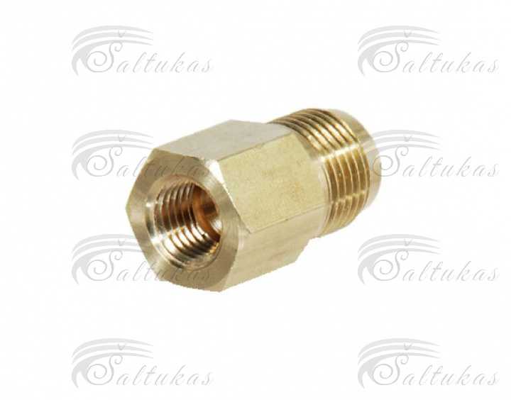 Veržlė – perėjimas 1/2″ SAE x 1/4″ SAE – F Connections - transitions