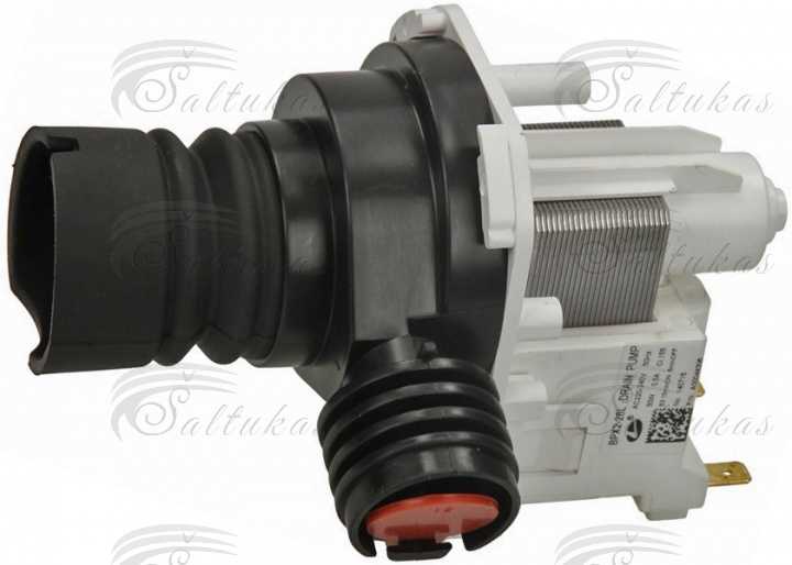 Indaplovės AEG, ELECTROLUX, ZANUSSI, IKEA vandens išpylimo siurblys 30W, 40x30mm, su gumine žarnele komplekte,orig. Circulation motors for dishwashers pumps