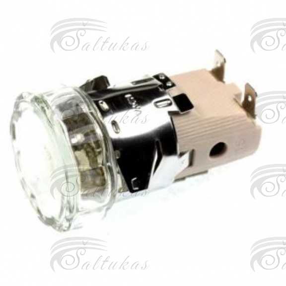 Orkaitės CANDY / HOOVER / SOGEDIS / FAGOR / BRANDT lemputė su korpusu ir stikliniu gaubtu, 15W, E14 Led-backlight caps for electric stoves, microwave ovens and refrigerators, etc.