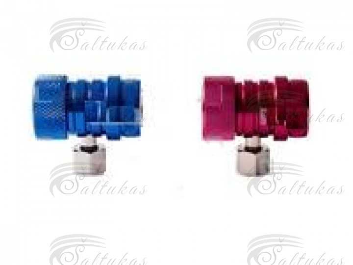 Set of low and high pressure filling adapters M14x1.5 Automotive parts of refrigerated freezers for domestic industrial refrigeration equipment