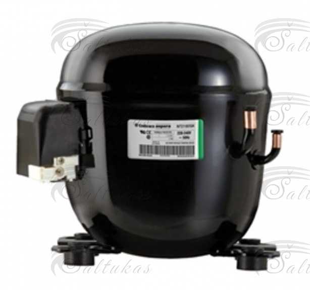 Aspera NT6220GK R404A, 220-240V 60Hz, (prie +7,2 °C 2139 W) vidutin. temperat. Compressors for industrial refrigerators