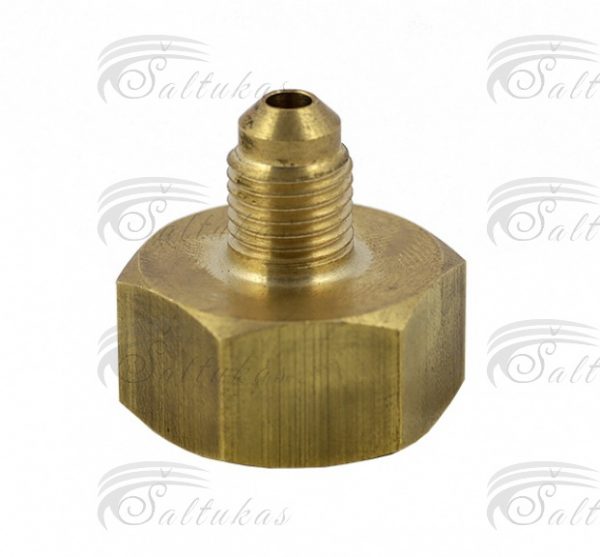 Redukcinis perėjimas kairiu srėgiu - R290, R1234yf - x 1/4" SAE