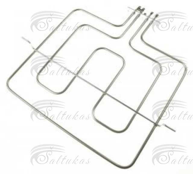 Orkaitės viršutinis kaitinimo elementas, 800W, ilgis-375 mm, plotis-400 mm Heating elements for ovens