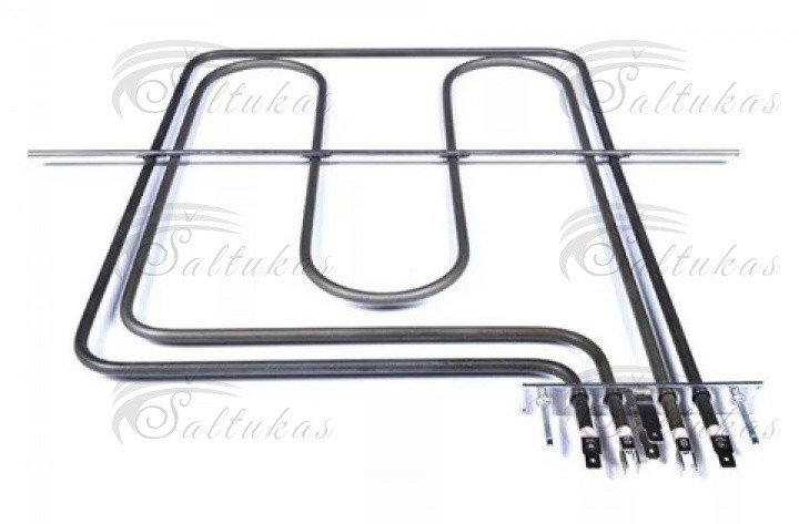 Kaitinimo elementas orkaitei AMICA, HANSA, 2900W, 370mm (420mm su kontaktais) x 290mm (437mm su tvirtinimo skersiniu) Heating elements for ovens