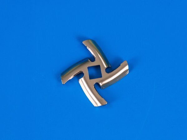 Knife for meat grinder BRAUN, DAEWOO, PANASONIC, SCARLETT, D-46.5mm, inner hole - 9x9mm