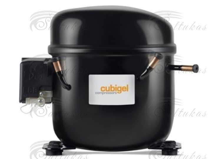 Vidutinių temperatūrų CUBIGEL kompresorius GP14YB, R134a, 220-240V, prie 0° C 900w, (0°C iki +25°C, tinka džiovyklėms) Compressors for industrial refrigerators
