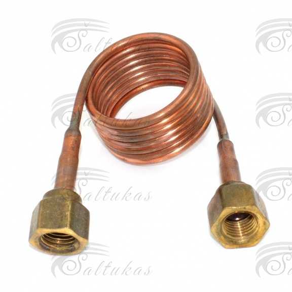 Jungtis kapiliariniu vamzdeliu 1/4″ SAE, L = 1,0 m Refrigerator couplings, adapters, nuts and connectors