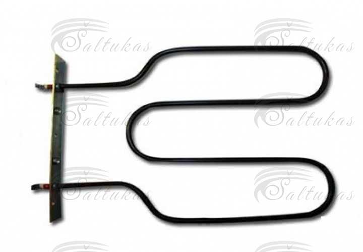 Kaitinimo elementas MORA 230V, 1100W, ilgis iki skardelės 310mm, plotis 215mm, skardelės 175x20mm Heating elements for ovens