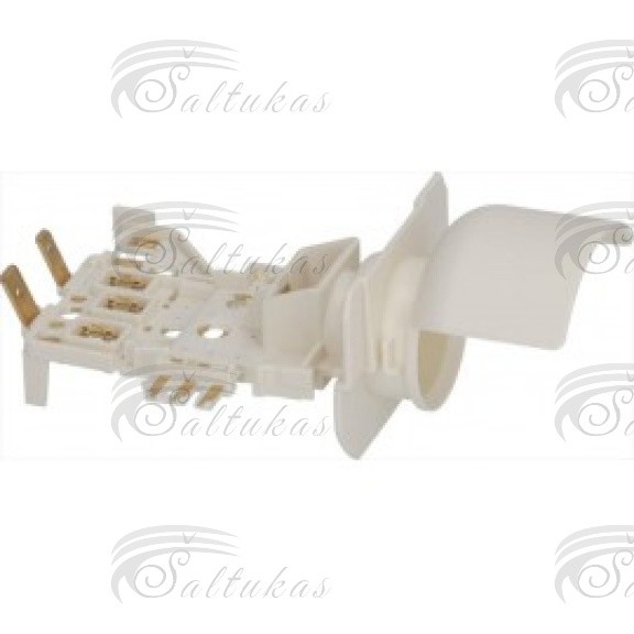 Šaldytuvo WHIRLPOOL, BAUKNECHT kontaktinė termostato kaladėlė + lemputės laikiklis (patronas), orig Led-backlight caps for electric stoves, microwave ovens and refrigerators, etc.