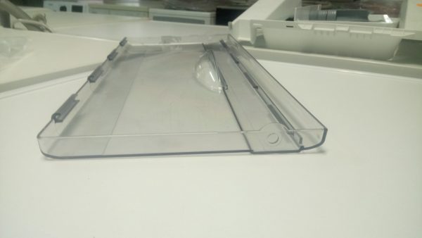 Atlant freezer drawer front panel, 210x468mm color white and transparent transparent - Image 4