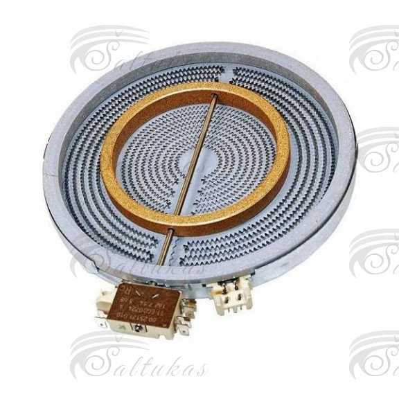 Kaitinimo elementas (keramikiniui paviršiui) AEG, ELECTROLUX, ZANUSSI, KUPPERBUSH, AMICA, PRIVILEG, BAUKNECHT, Ø210(120)mm, 2200W, 220V, orig. Hotplate elements for electric stoves