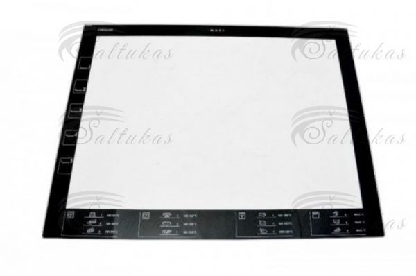 Ovens AEG, ELECTROLUX inner door glass Pyroluxe MAXI(with silk-screen printing), with pyrolysis function, 525x403x4mm,orig.
