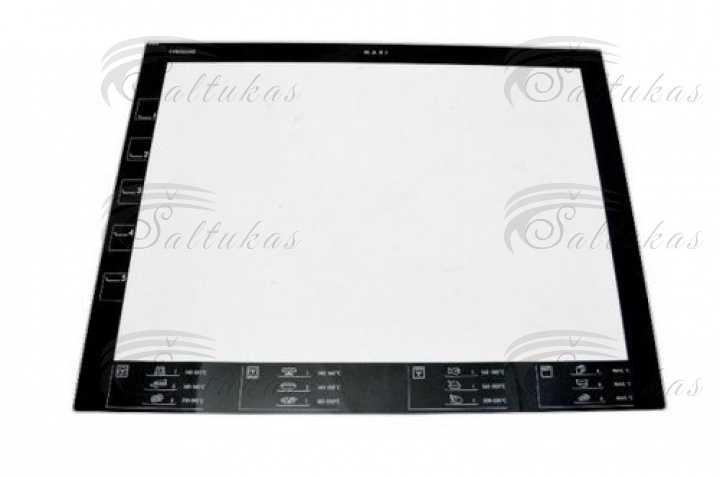 Orkaitės AEG, ELECTROLUX vidinis durų stiklas “Pyroluxe MAXI”(su šilkografija), su pirolizės funkcija, 525x403x4mm,orig. Oven door glazing ,hob glassceramic surfaces