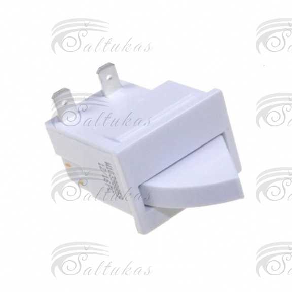 Šaldytuvo WHIRLPOOL / INDESIT lemputės jungiklis, 30x25x26mm Automotive parts of refrigerated freezers for domestic industrial refrigeration equipment