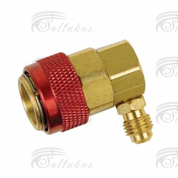 Mastercool freono užpildymo antgalis, 1/4″x16mm, aukšto slėgio Refrigerator couplings, adapters, nuts and connectors