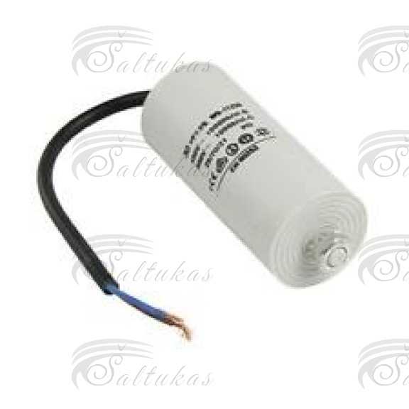 Kondensatorius 2µF (mikrofaradai), 450V, SC1161, d=30x57mm, su laidu Capacitors