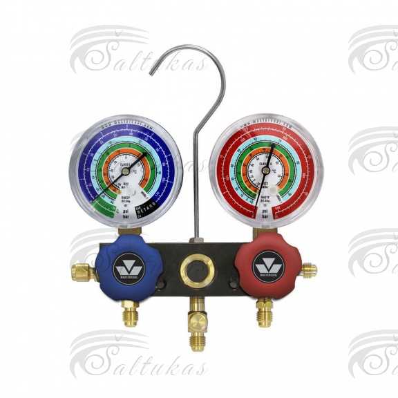 Reducer: R22, R404A, R407F, R134a, 1/4″ SAE Pressure gauges