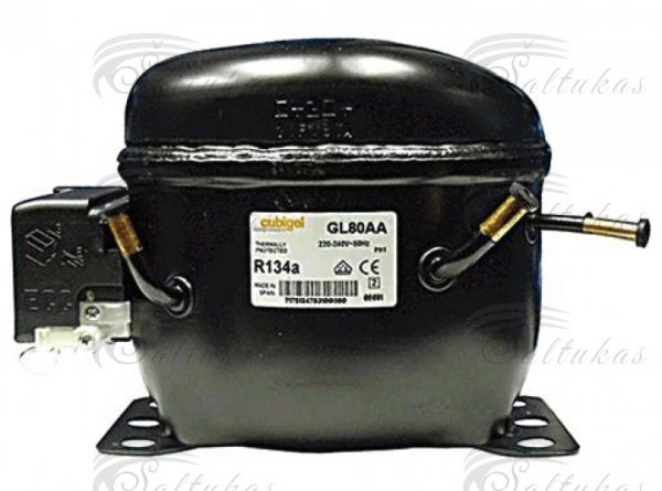 ACC Electrolux GL80AA / GVY75AA, LBP - R134a, 1/5HP, 230V/1/50Hz, at -10°C - 319W, at -25°C - 145W, (from -10°C to -30°C)