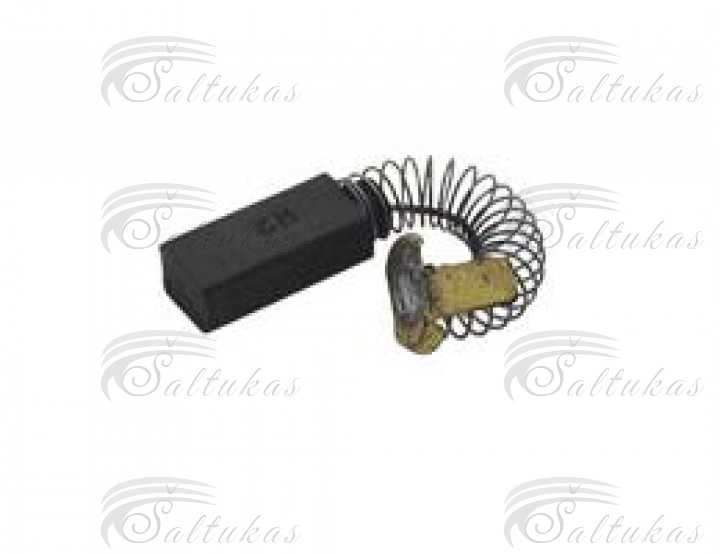 Angliukas 5x4x18/15mm, su spyruokle Brushes for electric motors