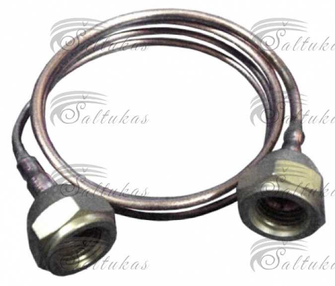 Jungtis kapiliariniu vamzdeliu 1/4″ SAE, L = 1,0 m;  išorė 4,5mm Refrigerator couplings, adapters, nuts and connectors