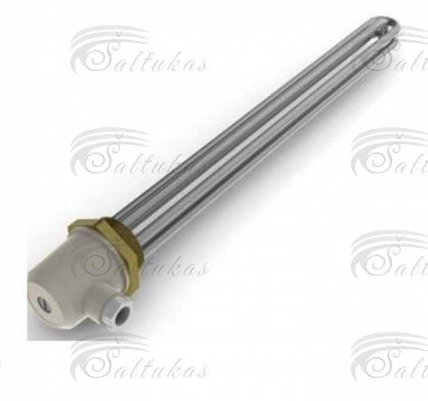 Heating element 6000W (3x2000W), G6/4″, 230V, length to can 400mm, total length with contacts 435mm, with tin 480mm, stainless steel Heating elements for refrigerators for washing machines for industrial kitchen equipment, etc.