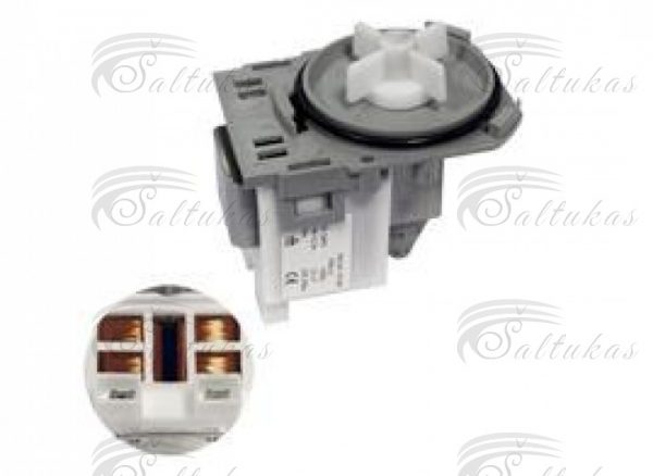 Skalbimo mašinos vandens siurbliukas 6 UNIVERSALE MONDO, BOSCH SIEMENS, ELECTROLUX AEG, 30W, 220/240V