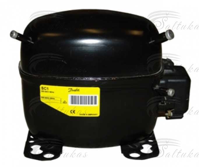 Danfoss SC18CL, LBP/MBP – R404A, R507, 220-240V/1/50Hz, (prie -23.3 °C 781 W) (-40 °C iki -5 °C) Compressors for industrial refrigerators