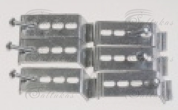 Dujinės viryklės BOSH,SIEMENS,NEFF,IR KT,stalviršio fiksavimo komplektas , PPP619M91E/28,PPP619M91E modeliams ir kt Cooker baking sheets, grills, rails, e-mail. plates and other parts