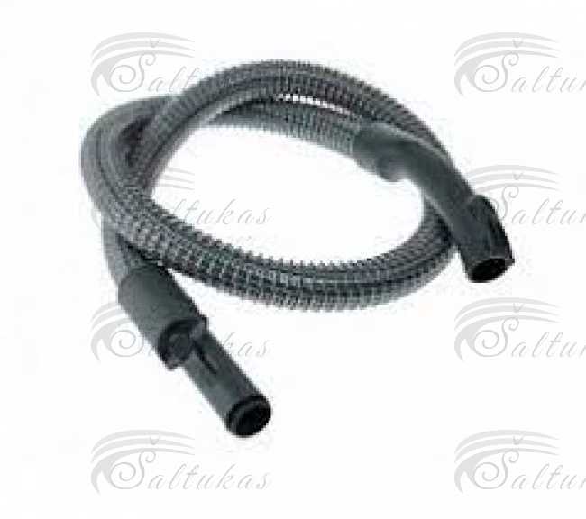 Vacuum cleaner hose ZELMER, BOSCH, SIEMENS,Length: 1.6 m, color: gray, hose diameter: 42 mm, connecting device diameter: 37 mm, telescopic tube connection diameter: 31.5 mm, connector: straight Microwave ovens, vacuum cleaners, irons, hoods and other small parts of the technique