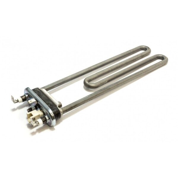 Washing machine heating element WHIRPOOL, 2050W, length to can L=240mm, with hole for sensor and protection